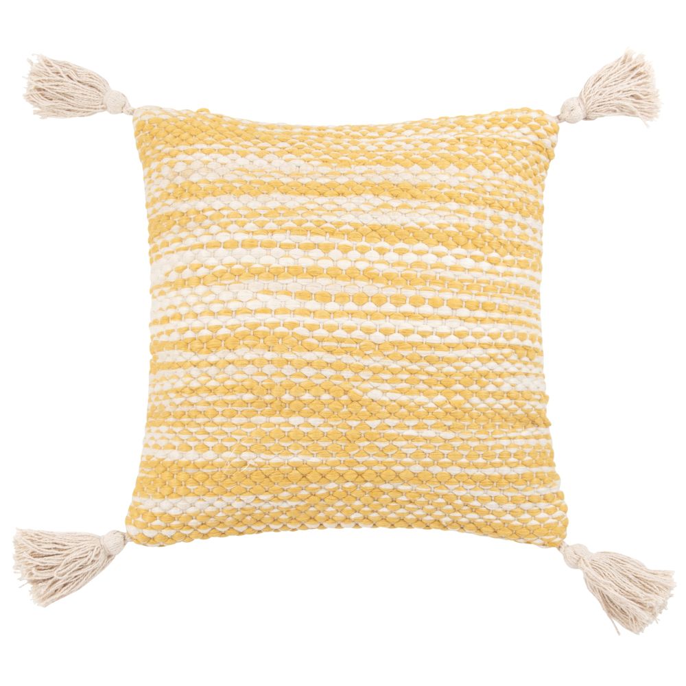 Housse de coussin à pompons 40x40 Housse de coussin à pompons 40x40