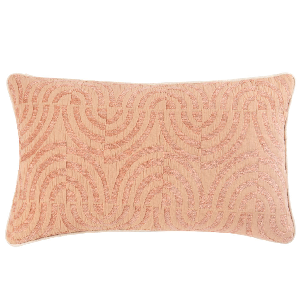 Housse de coussin en coton vieux rose 30x50 Housse de coussin en coton vieux rose 30x50