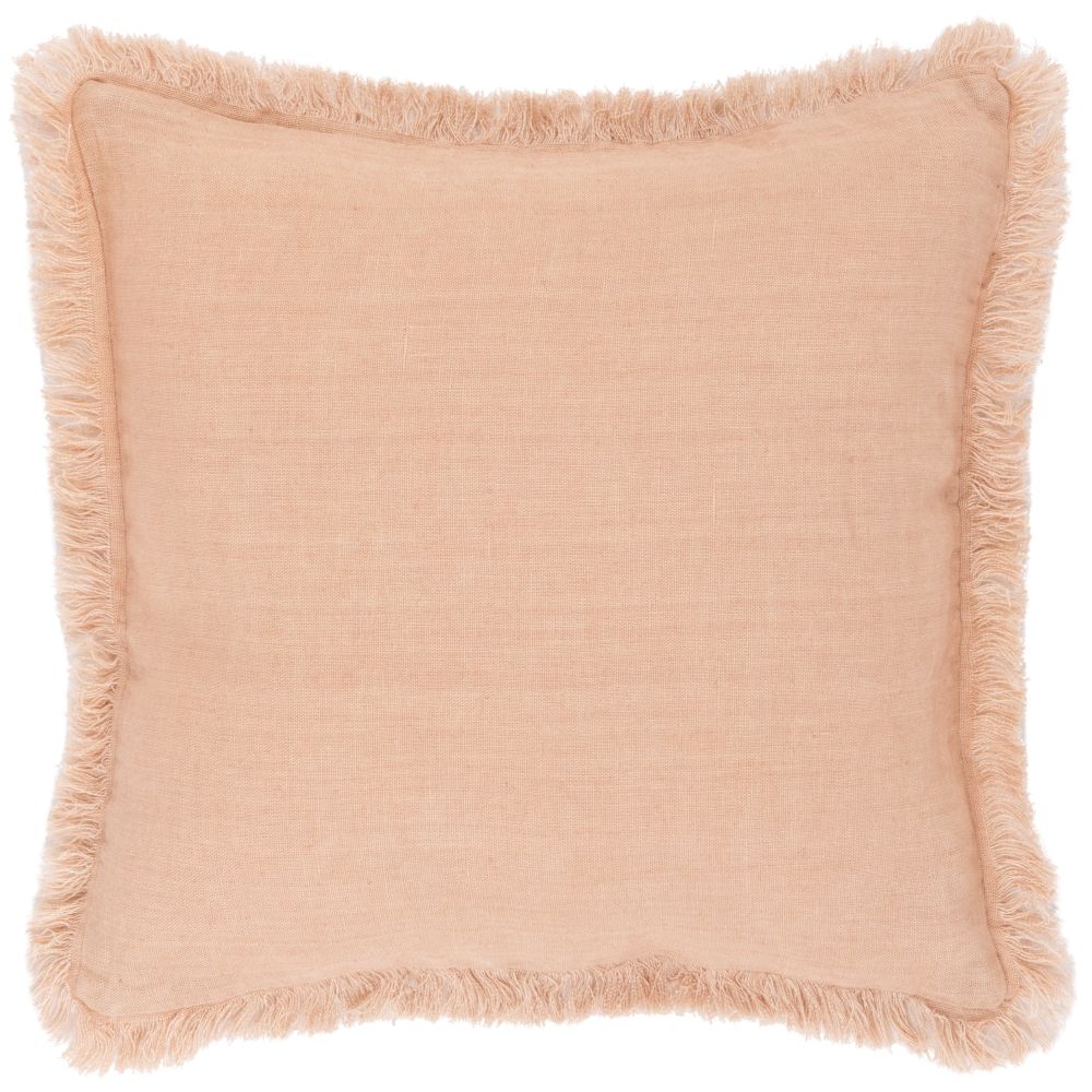 Housse de coussin en lin vieux rose 40x40 Housse de coussin en lin vieux rose 40x40