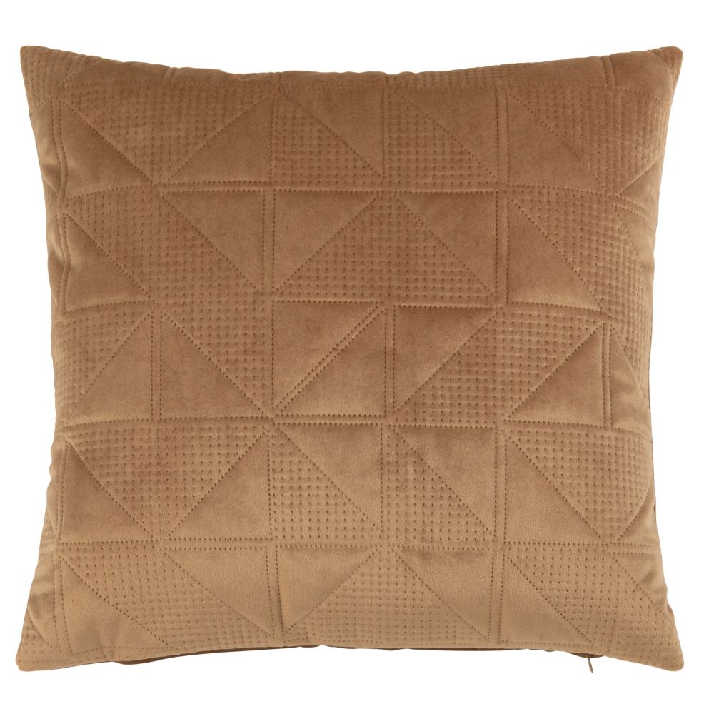 Housse de coussin en suédine motifs pointillés 40x40 Housse de coussin en suédine motifs pointillés 40x40