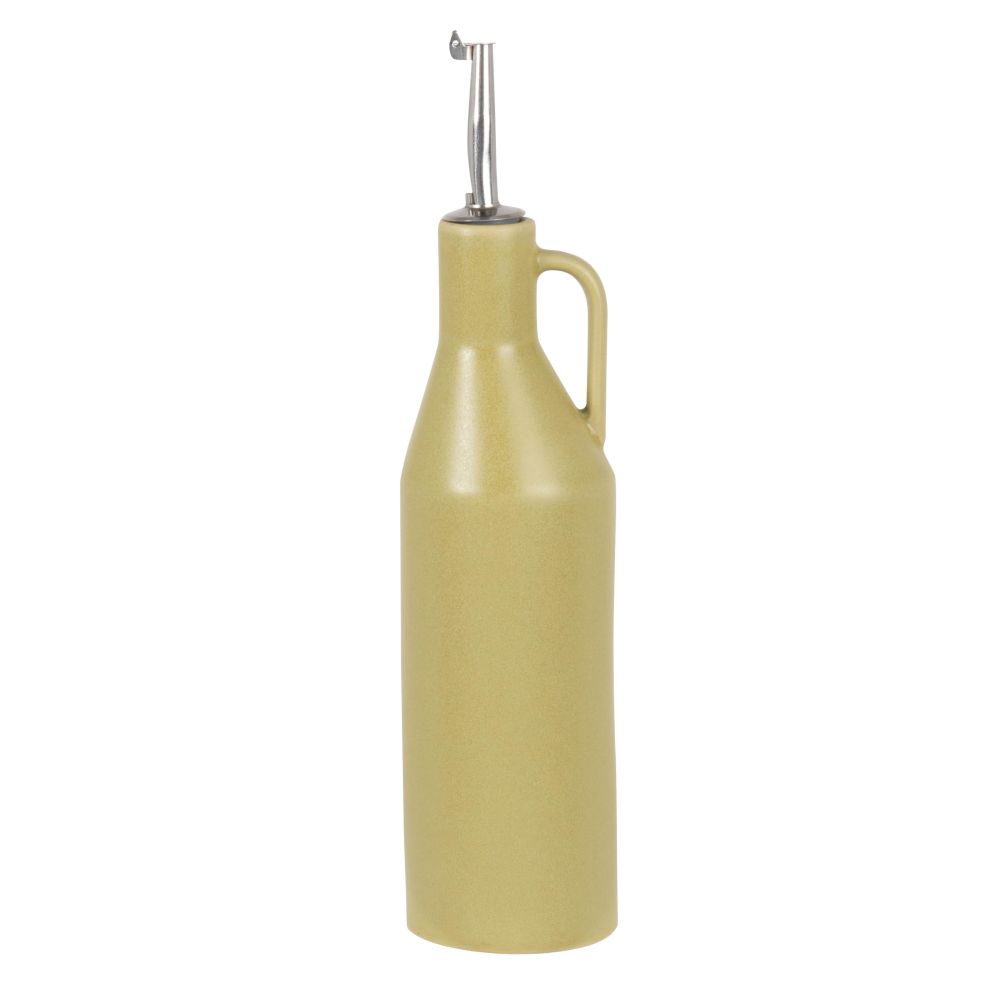 Huilier en grès vert kaki 0.40 L Huilier en grès vert kaki 0.40 L