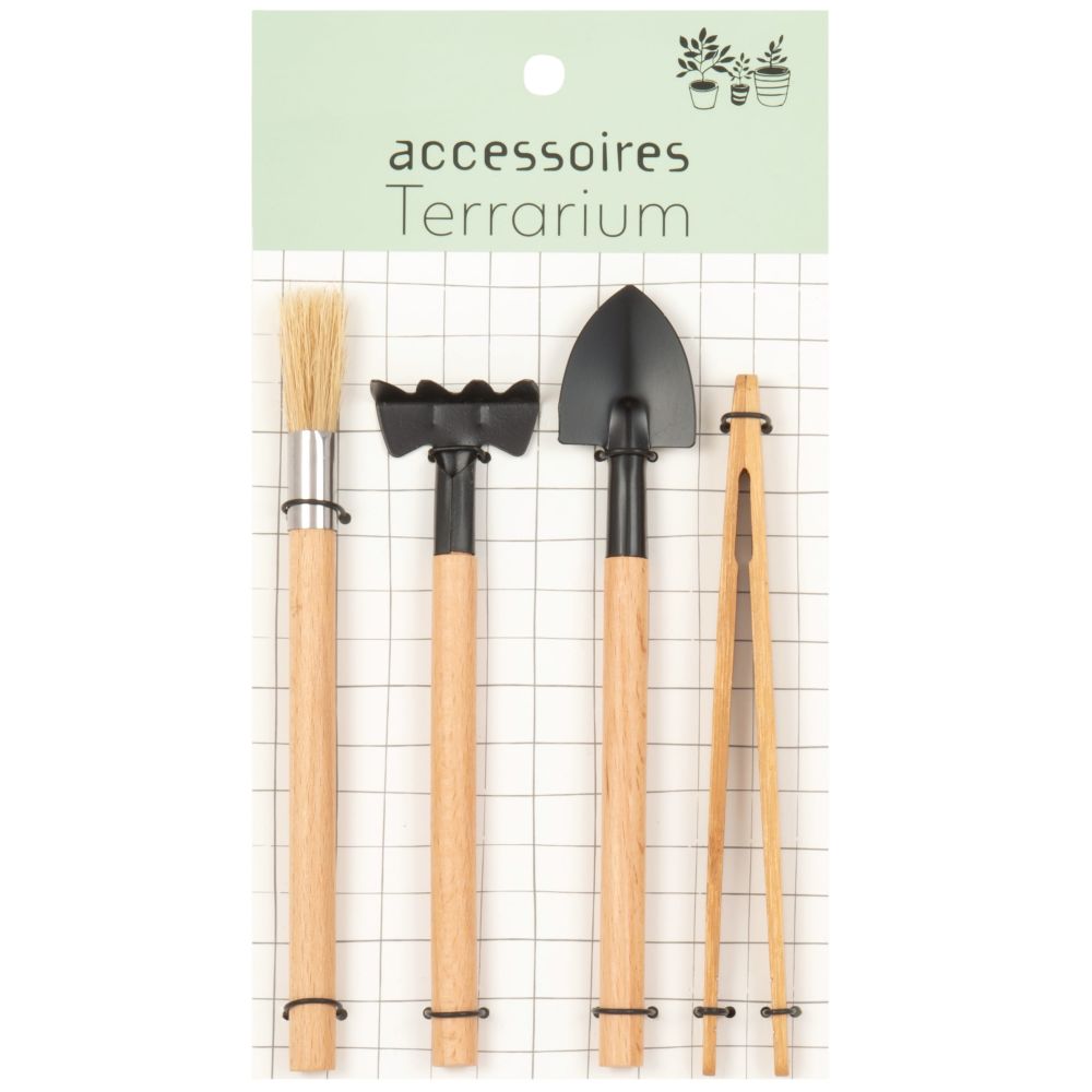 Kit d'accessoires pour terrarium (photo) Kit d'accessoires pour terrarium