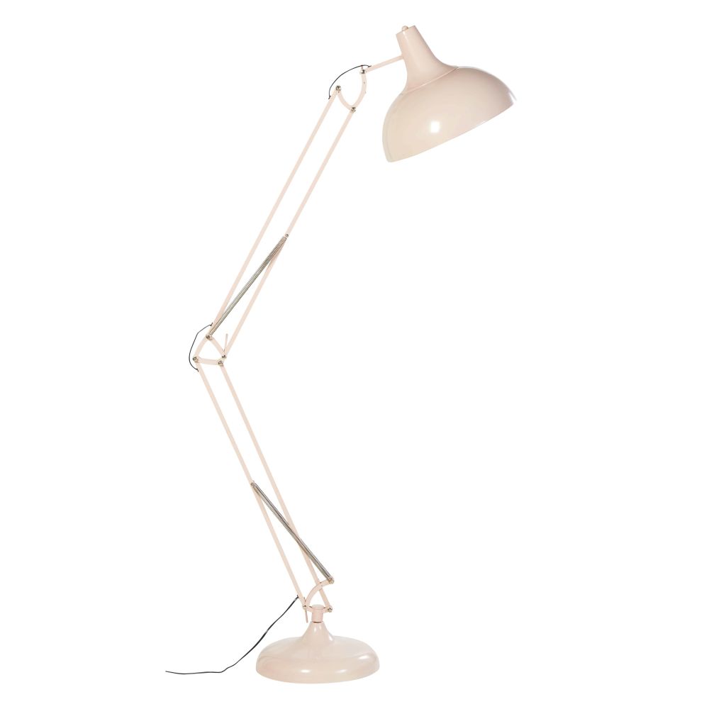 Lampadaire articulÃ© en mÃ©tal rose H180