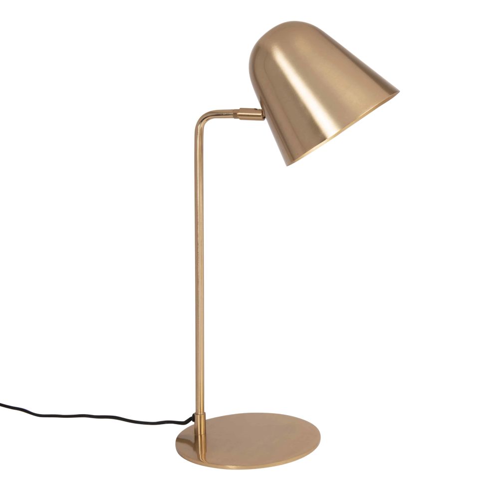 Lampe en métal doré Lampe en métal doré