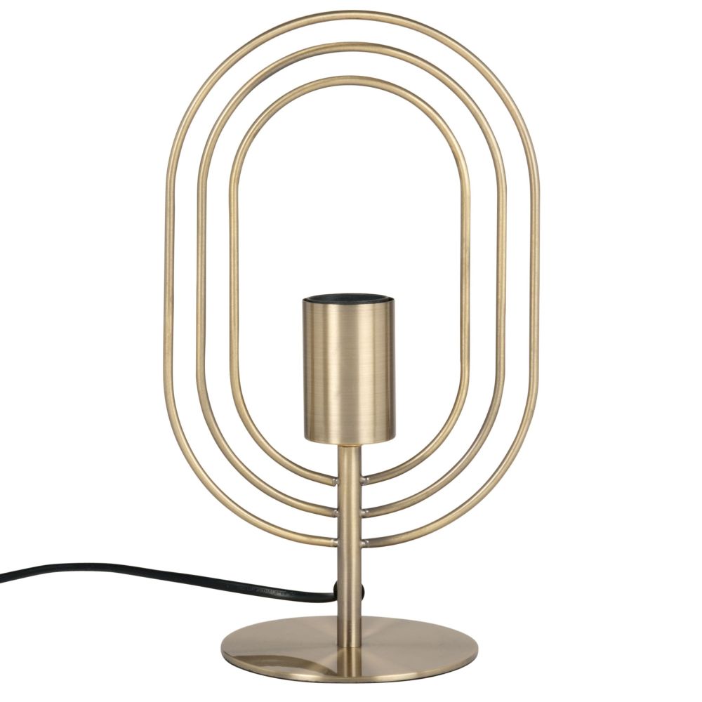 Lampe en métal doré Lampe en métal doré