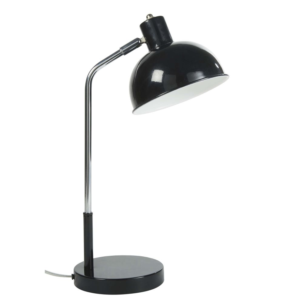 Lampe en métal noir H44 (photo) Lampe en métal noir H44