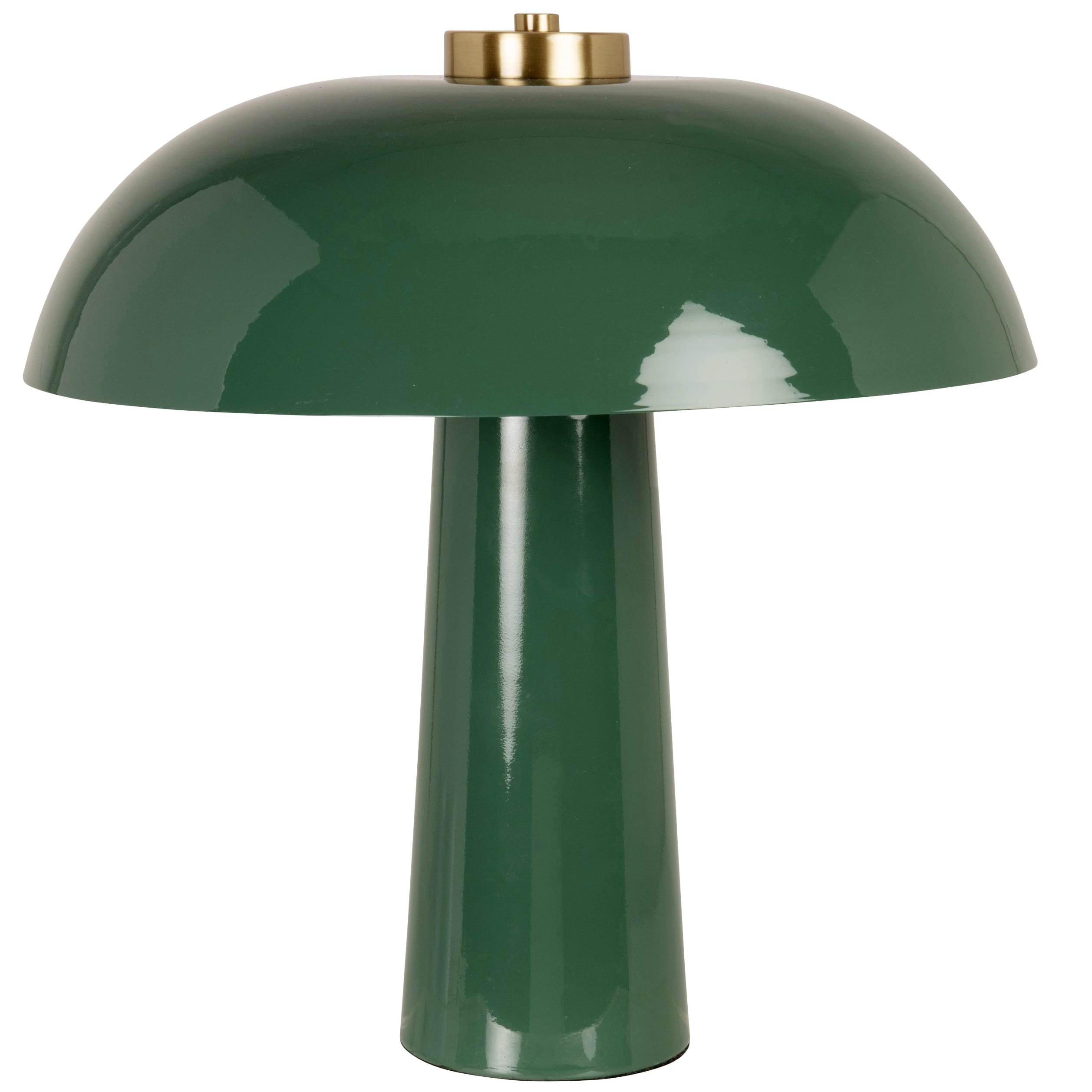 Lampe en métal vert