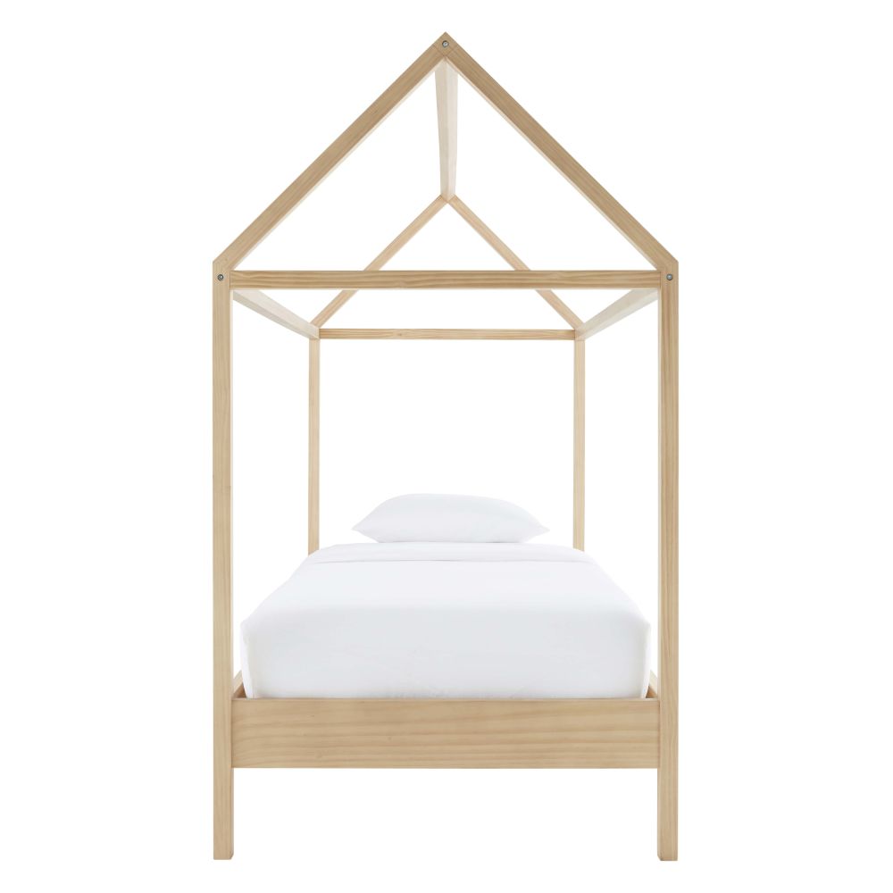 Lit cabane enfant 90x190 en pin (photo) Lit cabane enfant 90x190 en pin