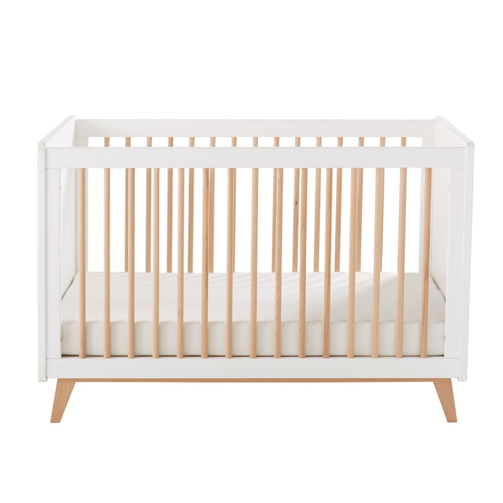 Lit vintage bébé à barreaux L125 Lit vintage bébé à barreaux L125