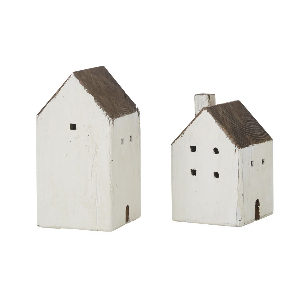 Maisons déco en bois recyclé (x2) (photo) Maisons déco en bois recyclé (x2)