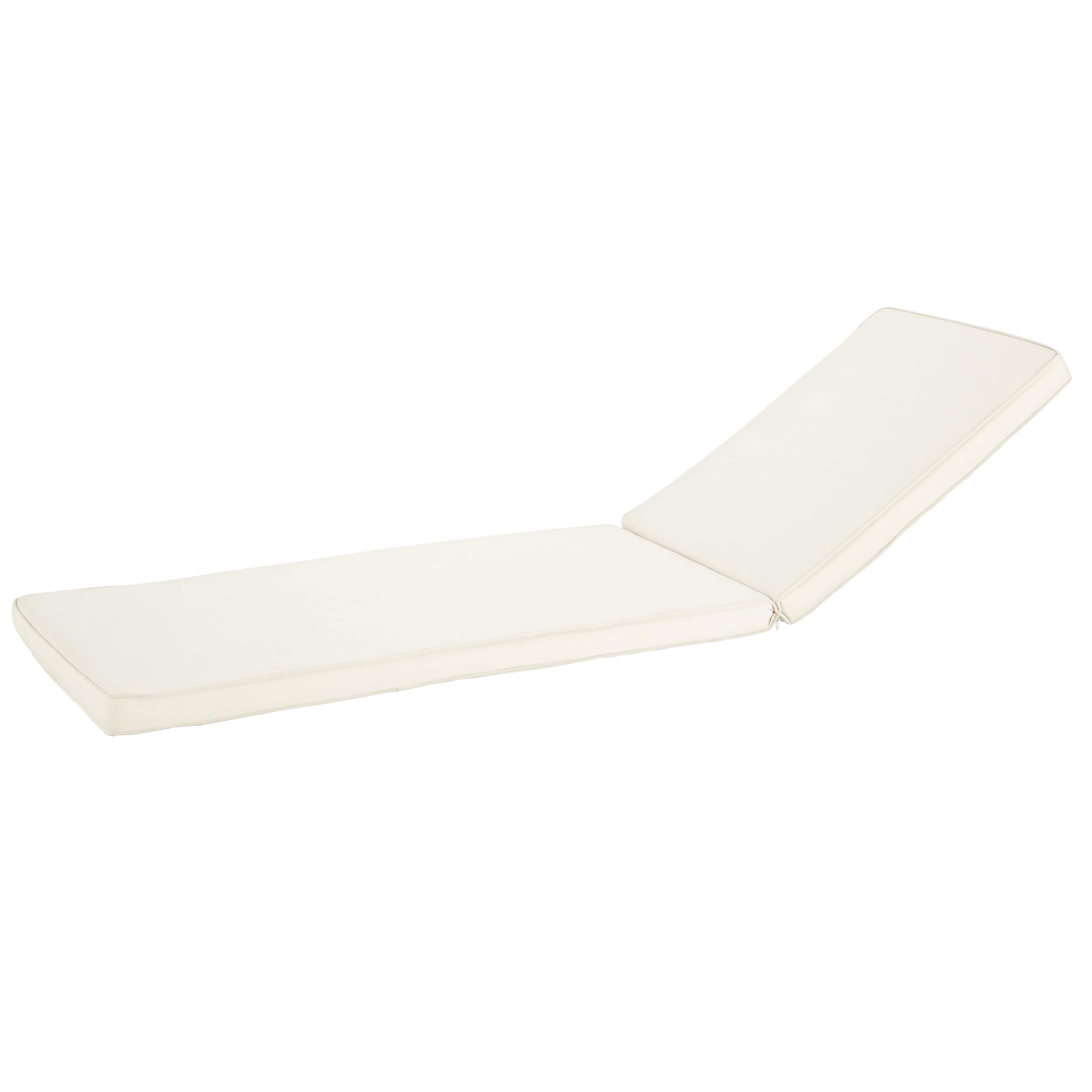 Matelas pour bain de soleil écru