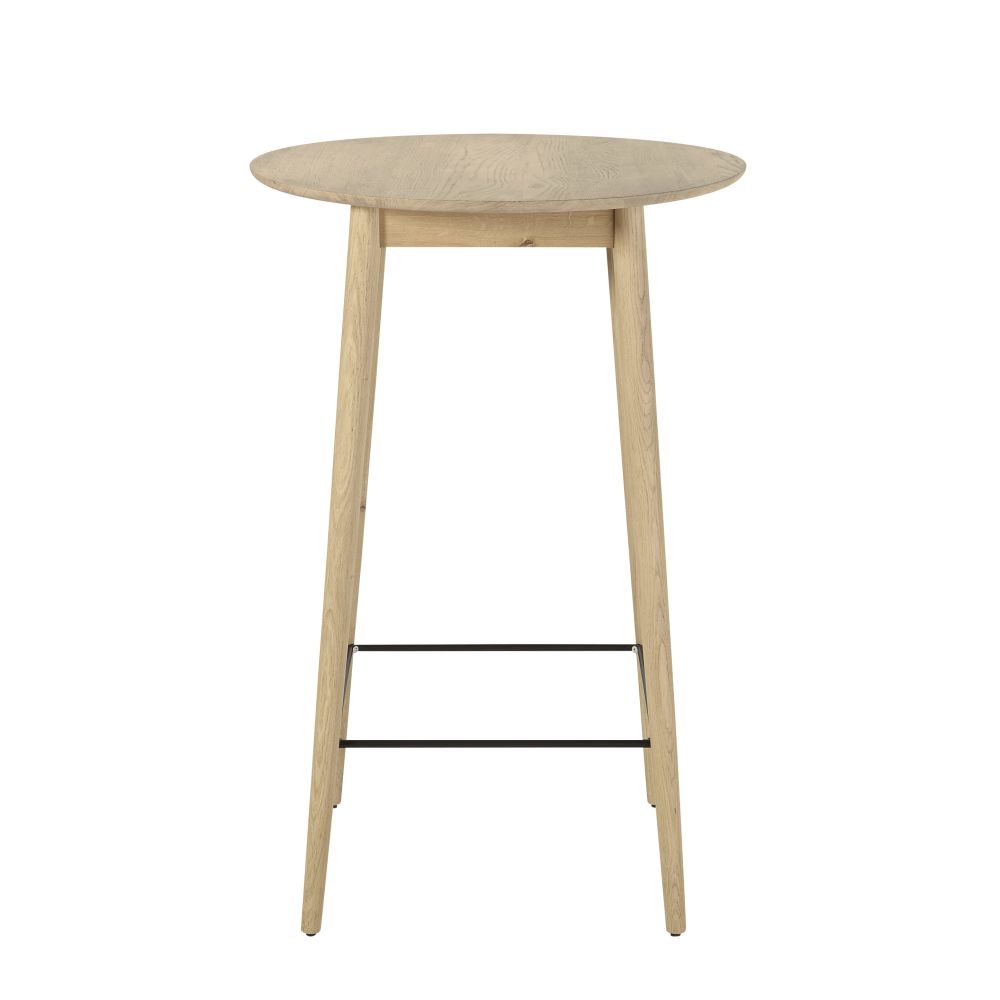 Mesa alta de comedor profesional de roble D.70 Estilovintage Marrón Roble Maisons du Monde