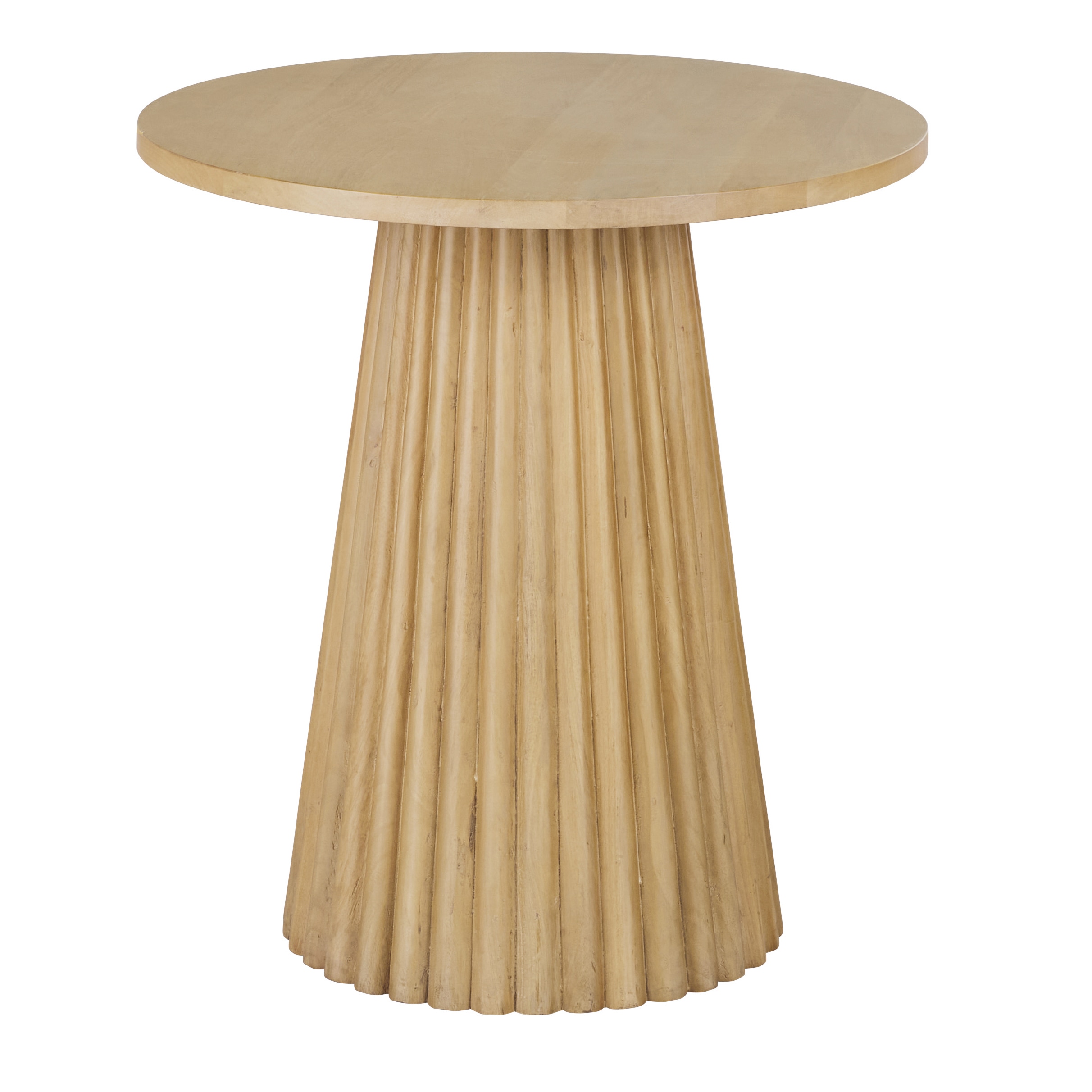 Mesa de comedor profesional de madera de mango macizo para 2 personas D. 70 Estilo exótico Madera de Mango Maisons du monde