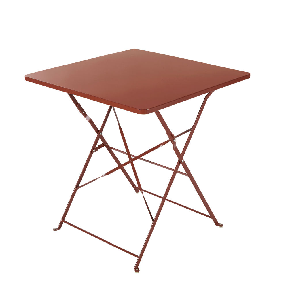 Mesa profesional de exterior de metal terracota L.70 EStilo contemporáneo Maisons du Monde