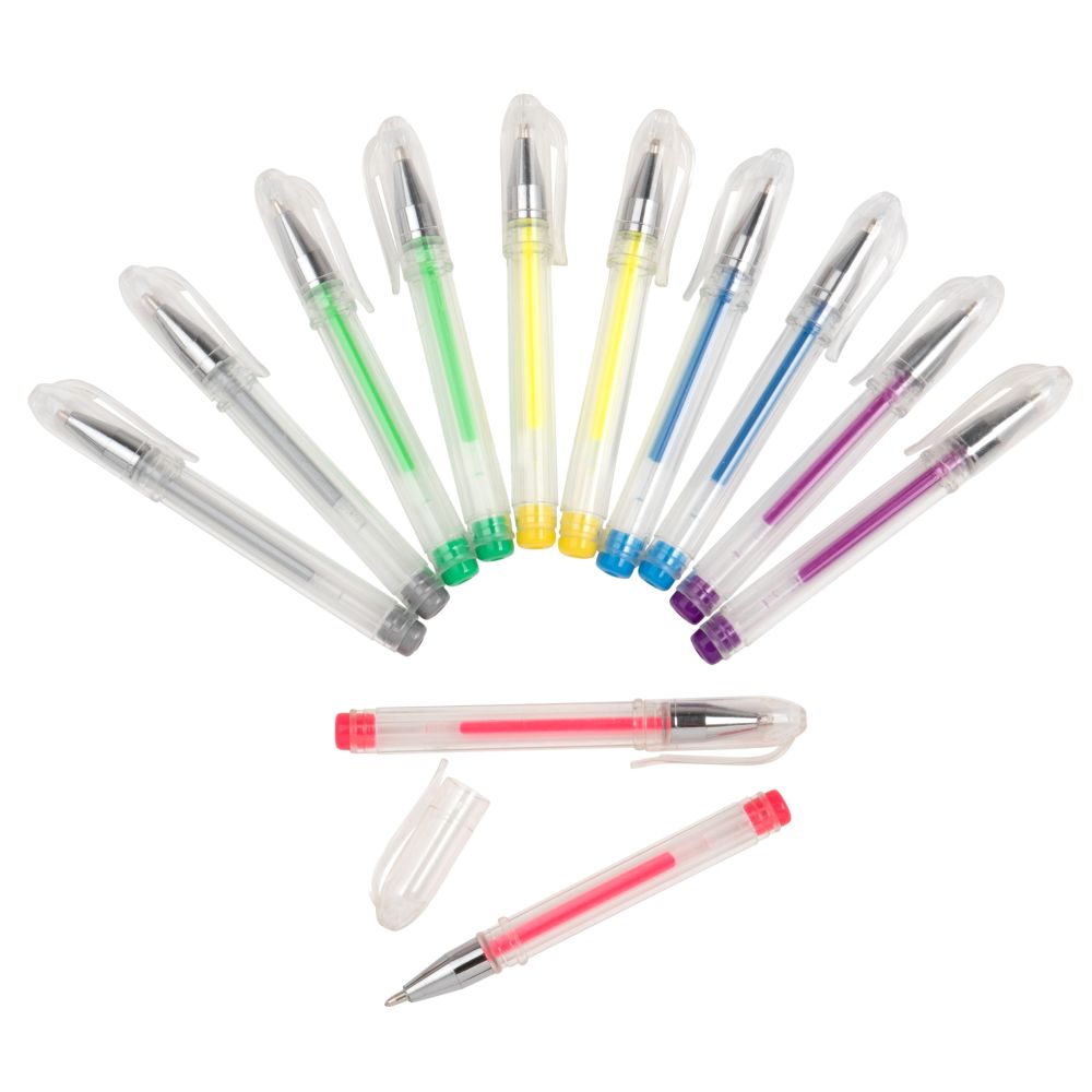 Mini stylo à billes multicolores (x12) (photo) Mini stylo à billes multicolores (x12)
