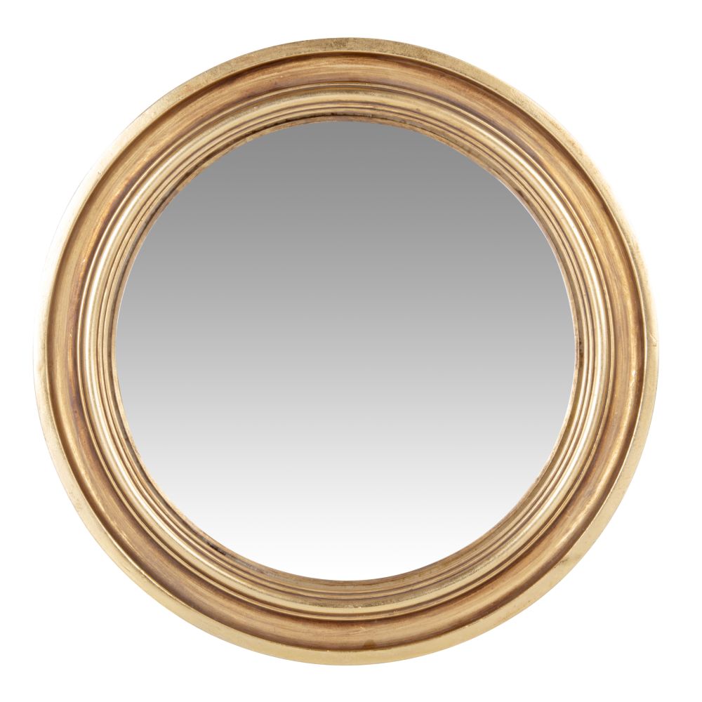 Miroir convexe à moulures dorées D40