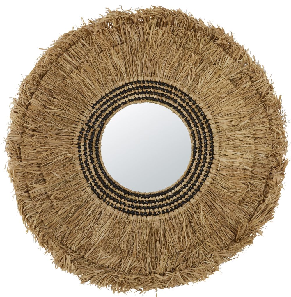 Miroir en fibre végétale 96x96 (photo) Miroir en fibre végétale 96x96