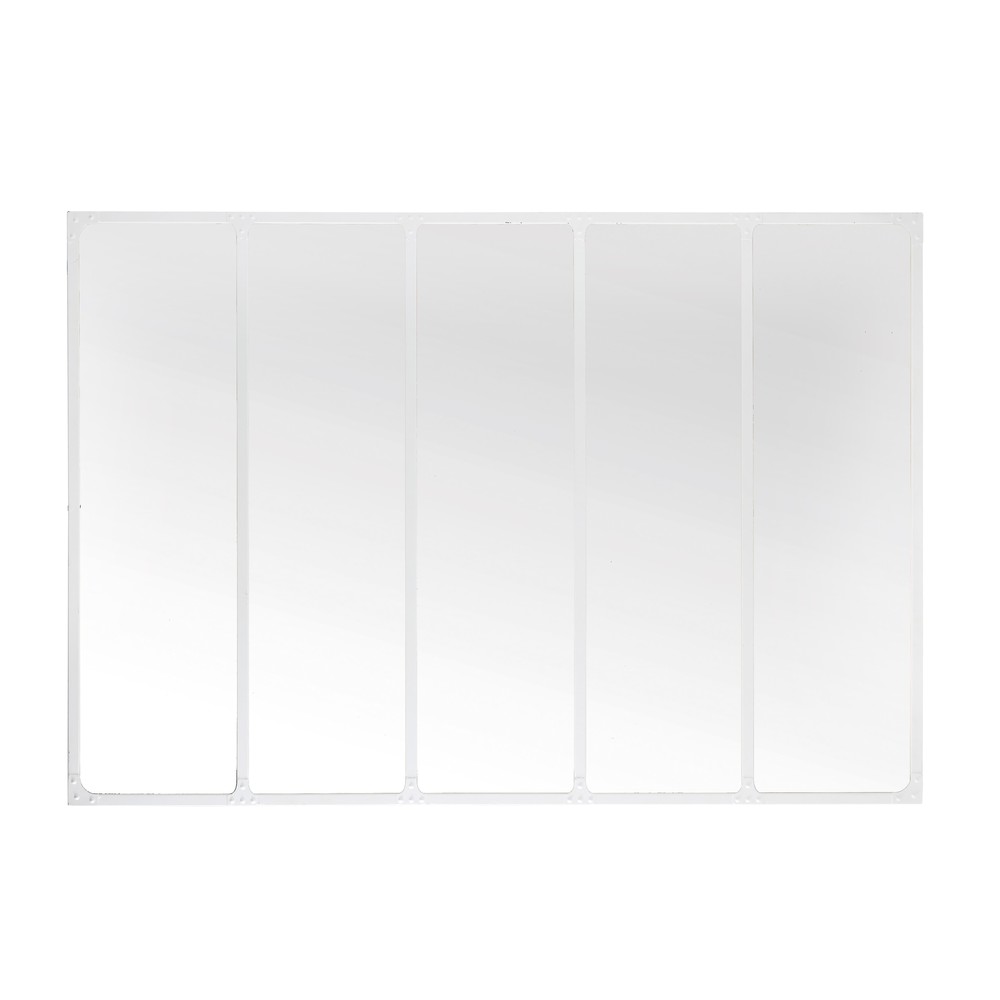 Miroir en métal blanc 123x180