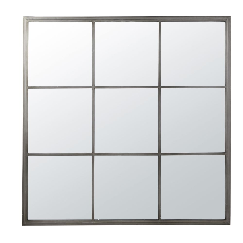 Miroir en métal brossé 110x110 Miroir en métal brossé 110x110