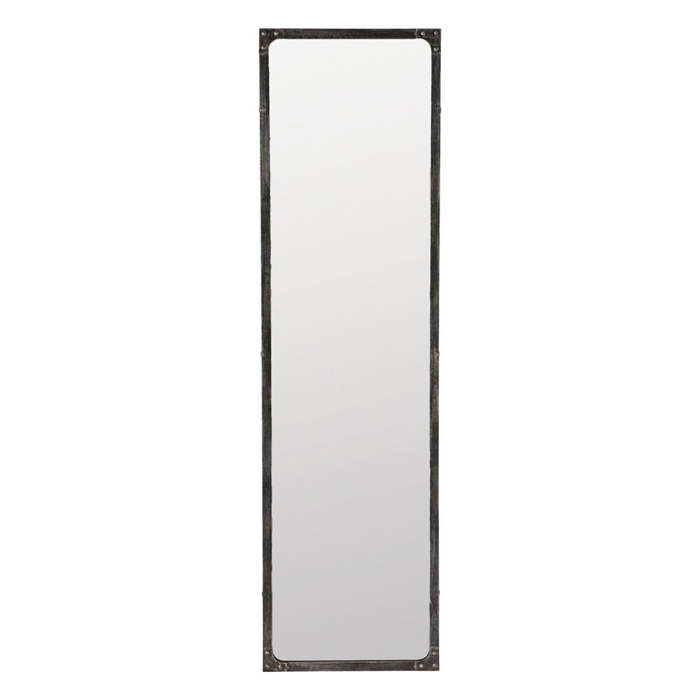 Miroir en métal effet rouille 46x165