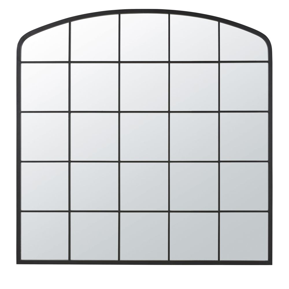 Miroir en métal noir 122x121 Miroir en métal noir 122x121
