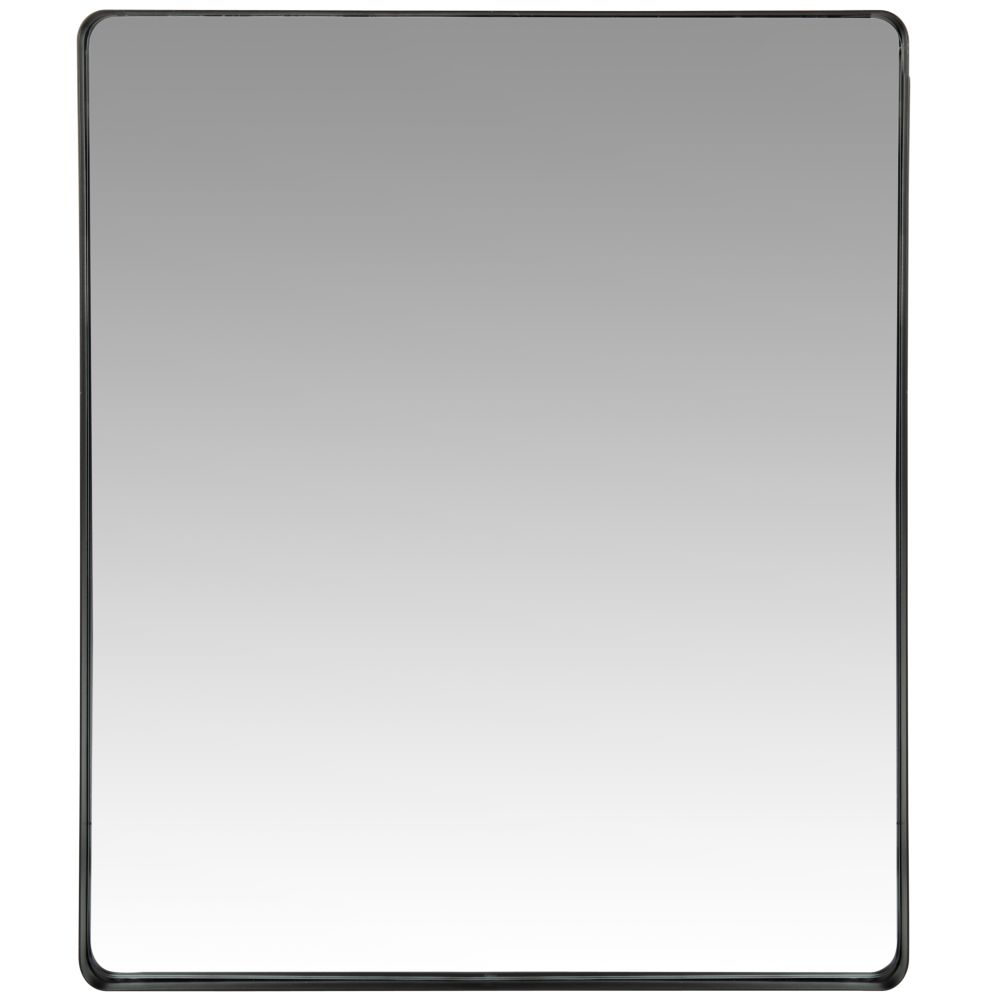 Miroir en métal noir 50x60