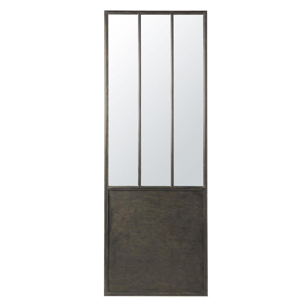 Miroir en métal noir 67x190 Miroir en métal noir 67x190