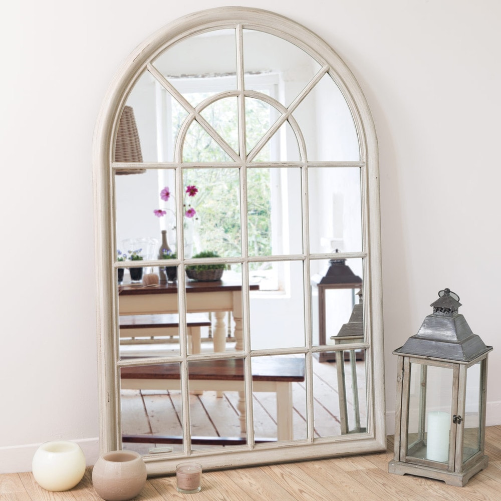 Miroir en paulownia beige 100x150 Miroir en paulownia beige 100x150