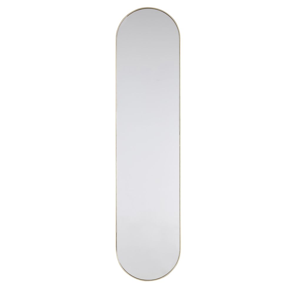 Miroir gélule en métal doré 35x150 Miroir gélule en métal doré 35x150