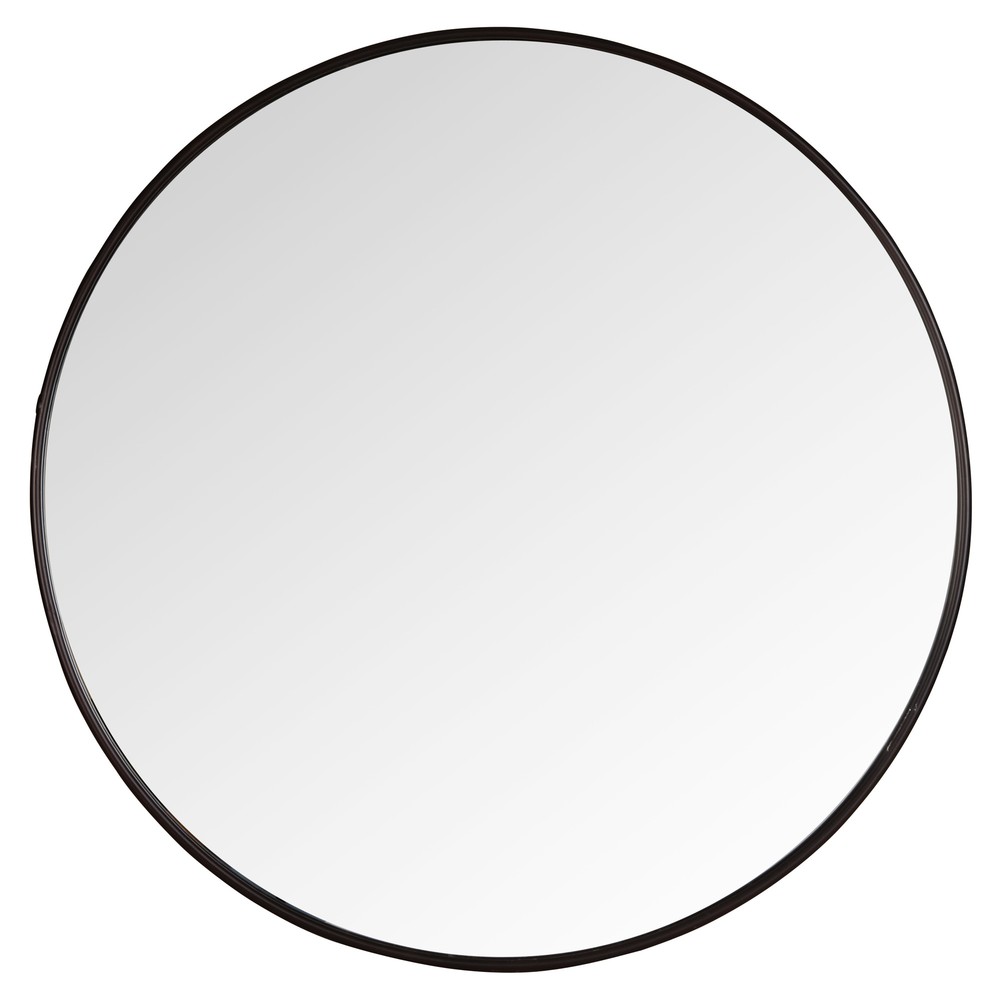 Miroir rond en métal D81