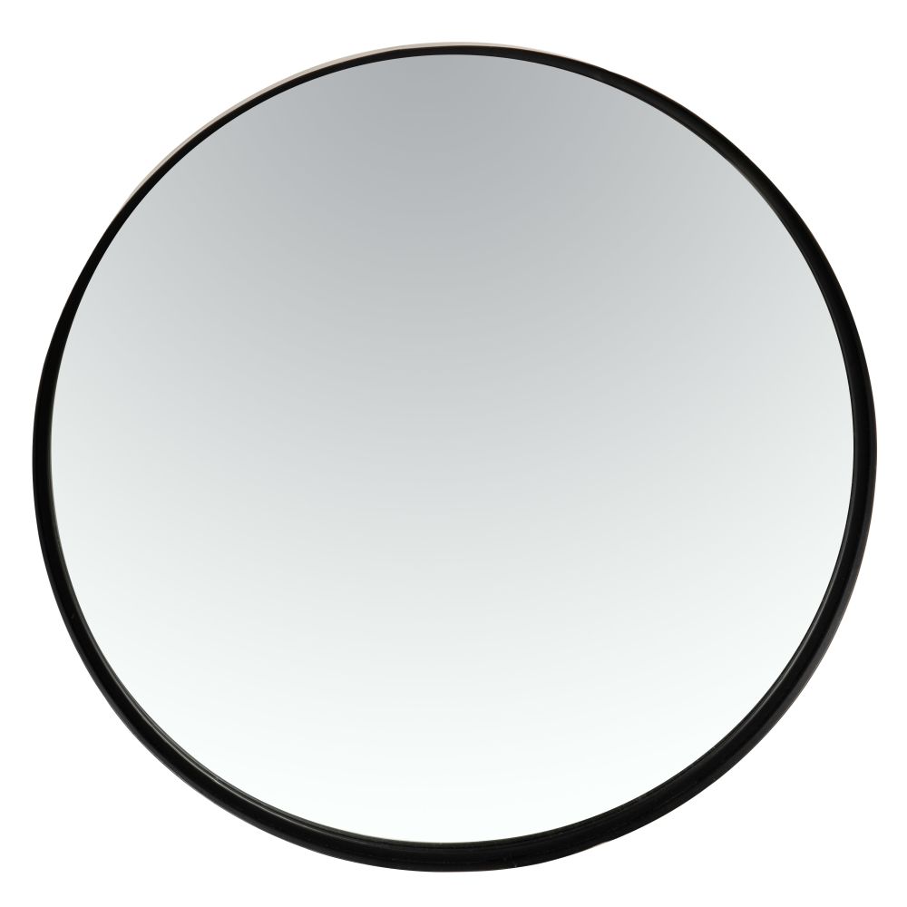 Miroir rond noir D56