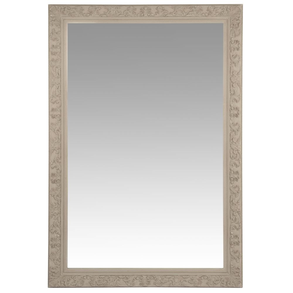 Miroir sculpté beige 120x180