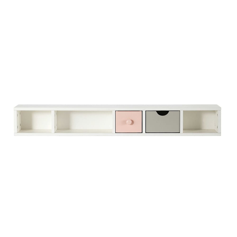 Module de rangement pour bureau 2 tiroirs rose et gris (photo) Module de rangement pour bureau 2 tiroirs rose et gris