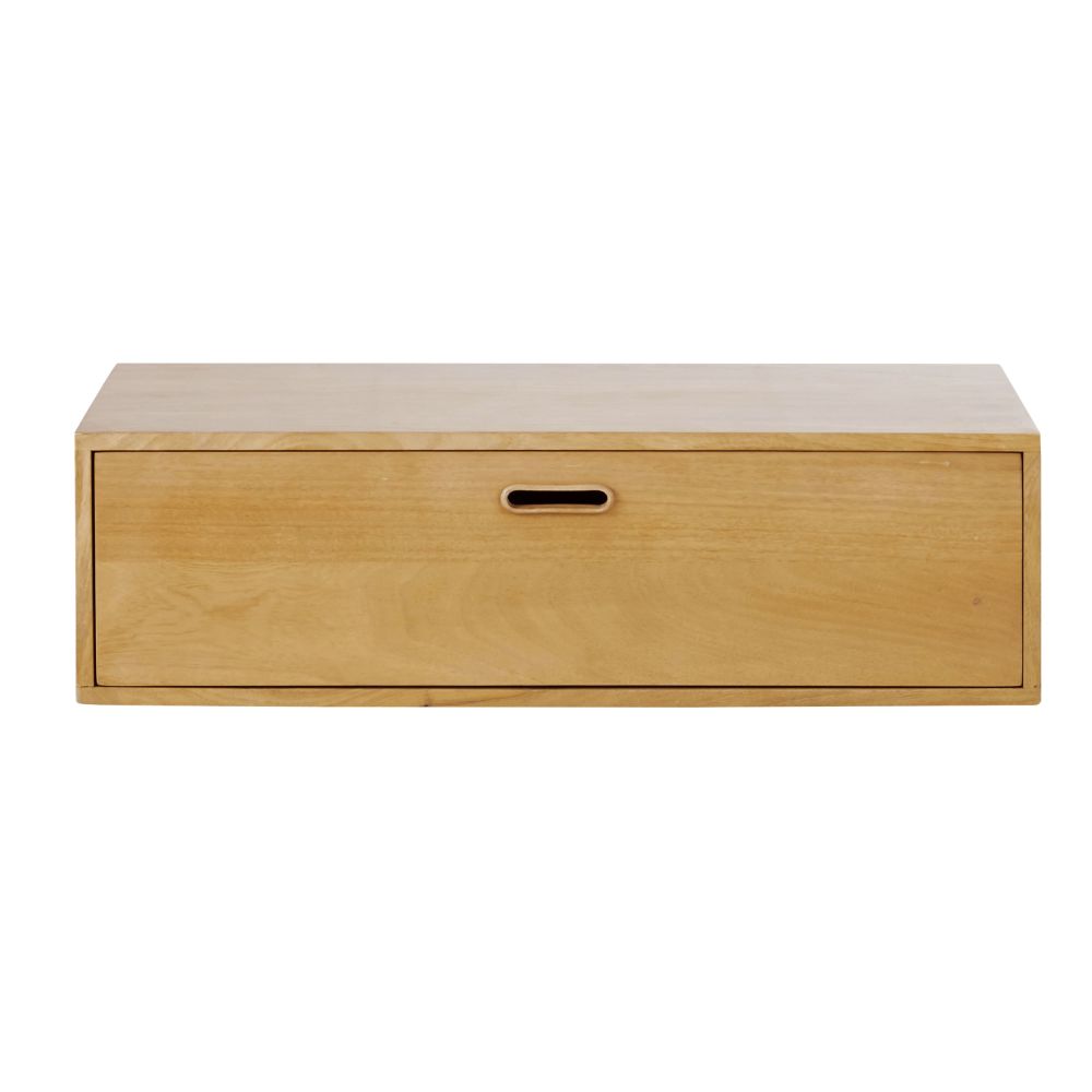 Modulo di riordino per scrivania a 1 cassetto - Modello Industriale - Beige - - Legno - Maisons du Monde