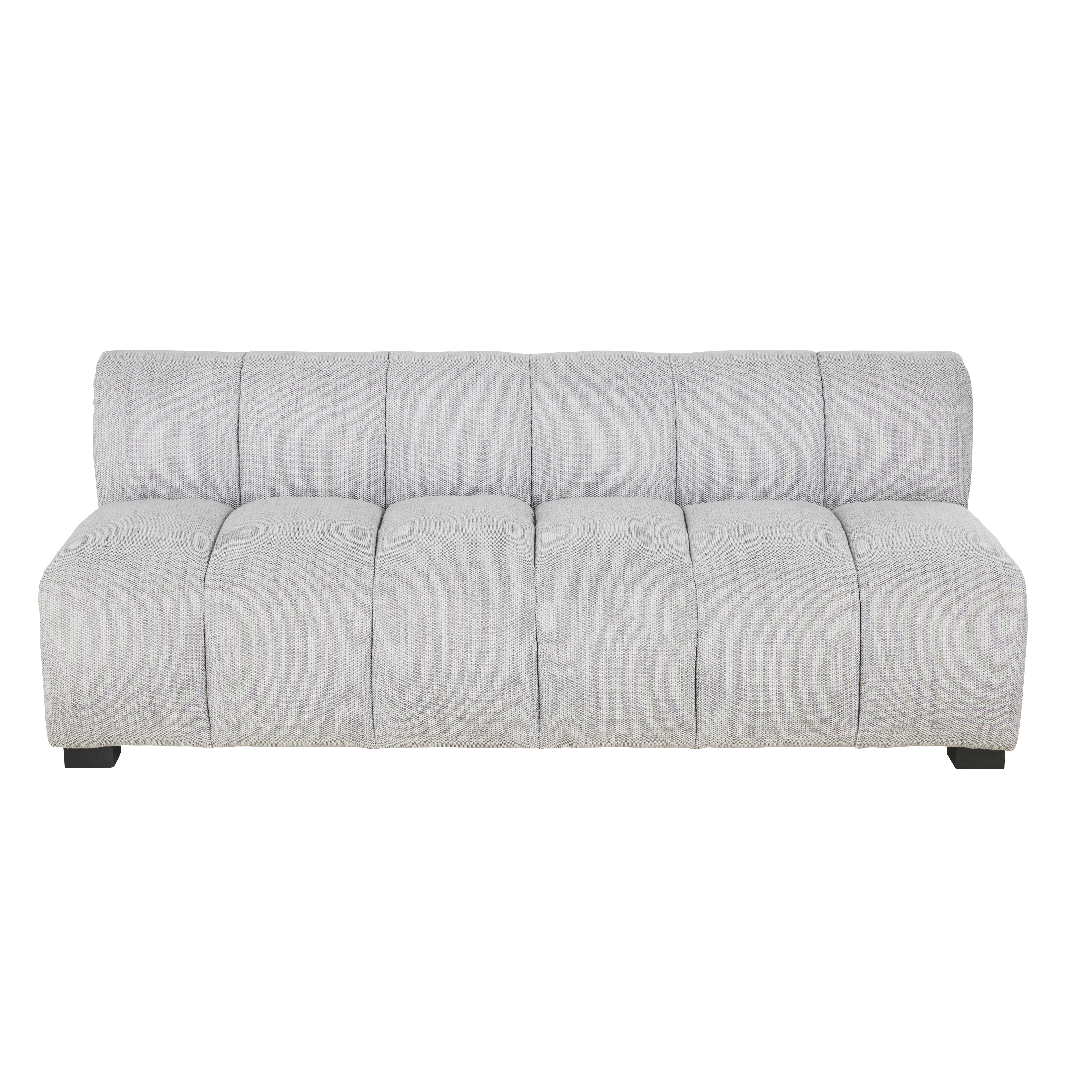 Módulo para sofá modulable profesional de 4 plazas gris claro Estilo contemporáneo Maisons du monde