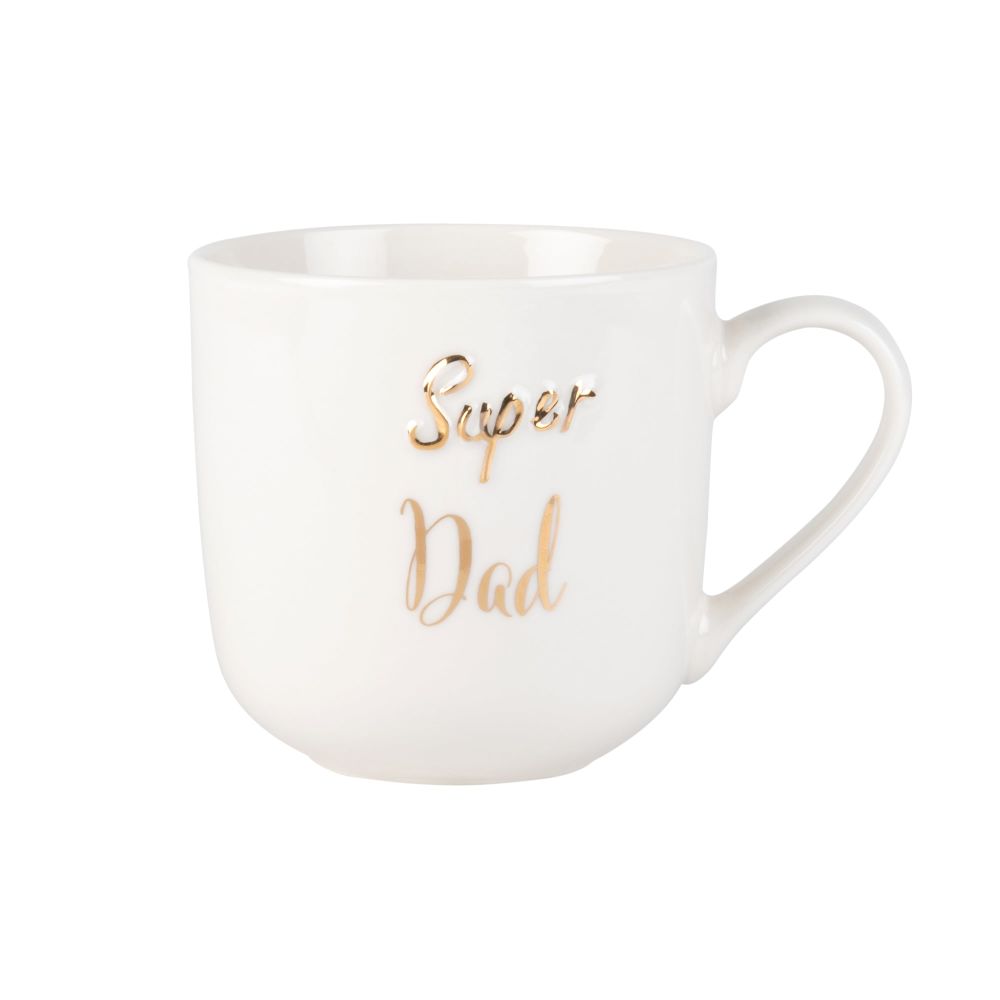 Mug en porcelaine blanche imprimée