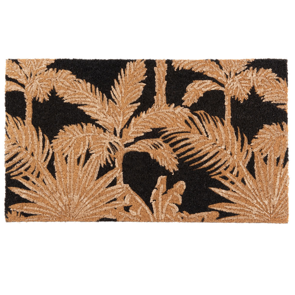 Paillasson bicolore à paillettes 45x75 (photo) Paillasson bicolore à paillettes 45x75