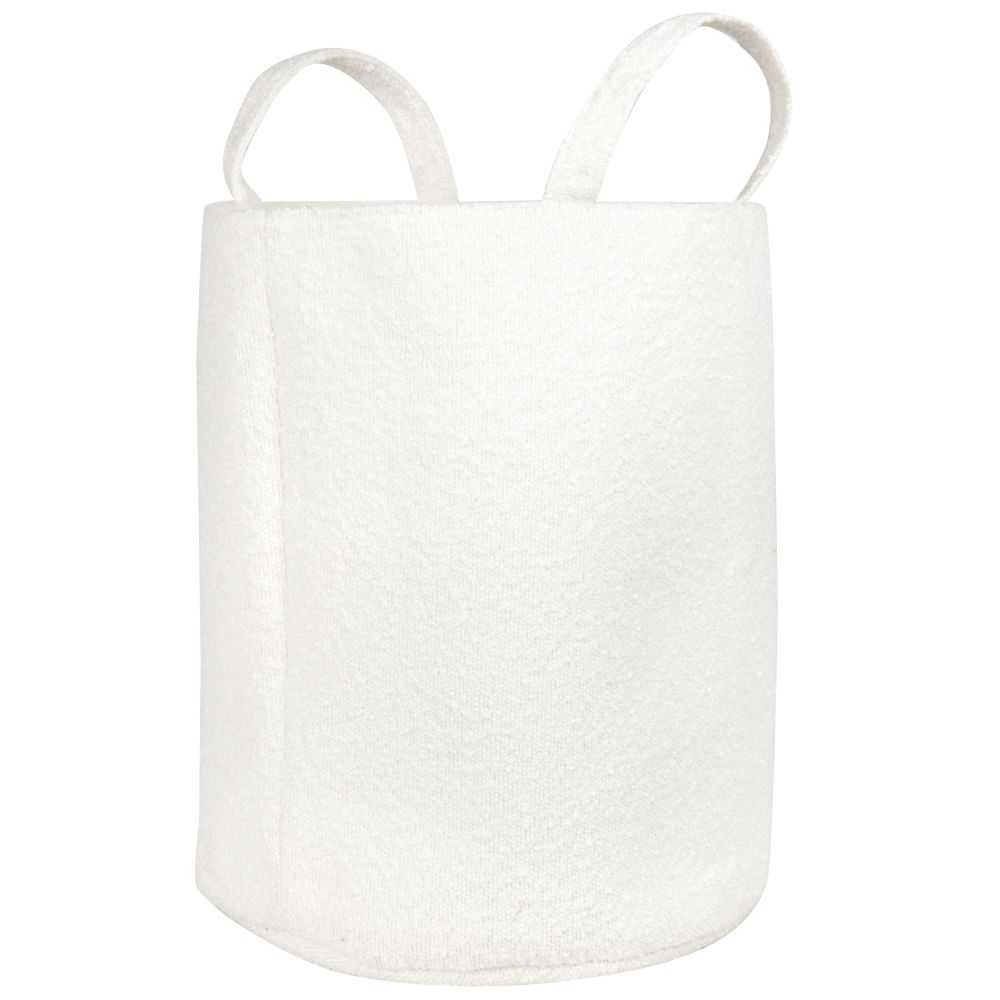 Panier en coton blanc Panier en coton blanc