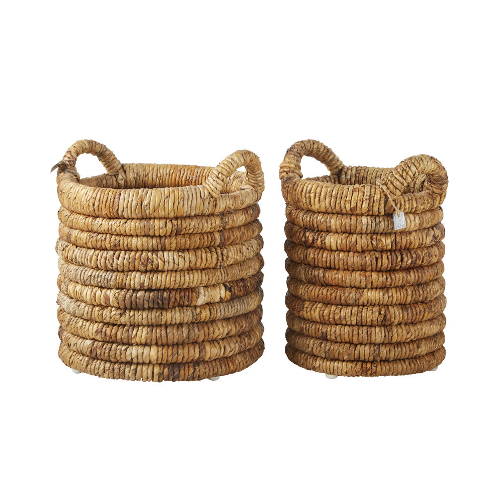 Paniers en rotin tressé H45 (x2) Paniers en rotin tressé H45 (x2)
