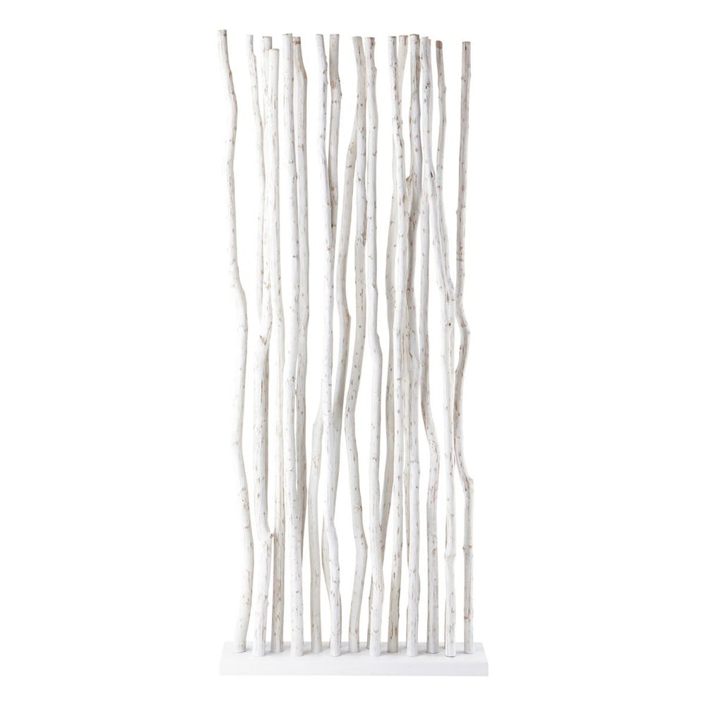 Paravent en teck blanc L 87 cm Paravent en teck blanc L 87 cm