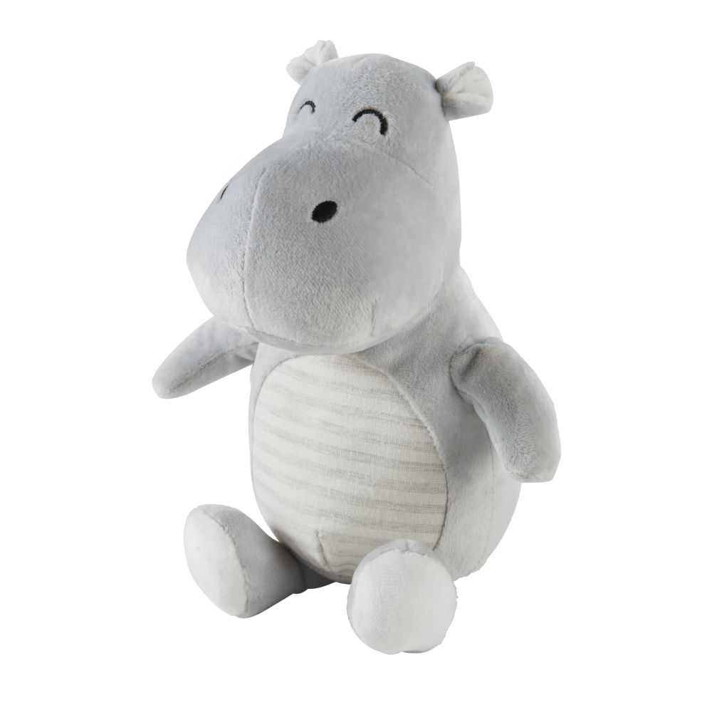 Peluche hippopotame grise Peluche hippopotame grise