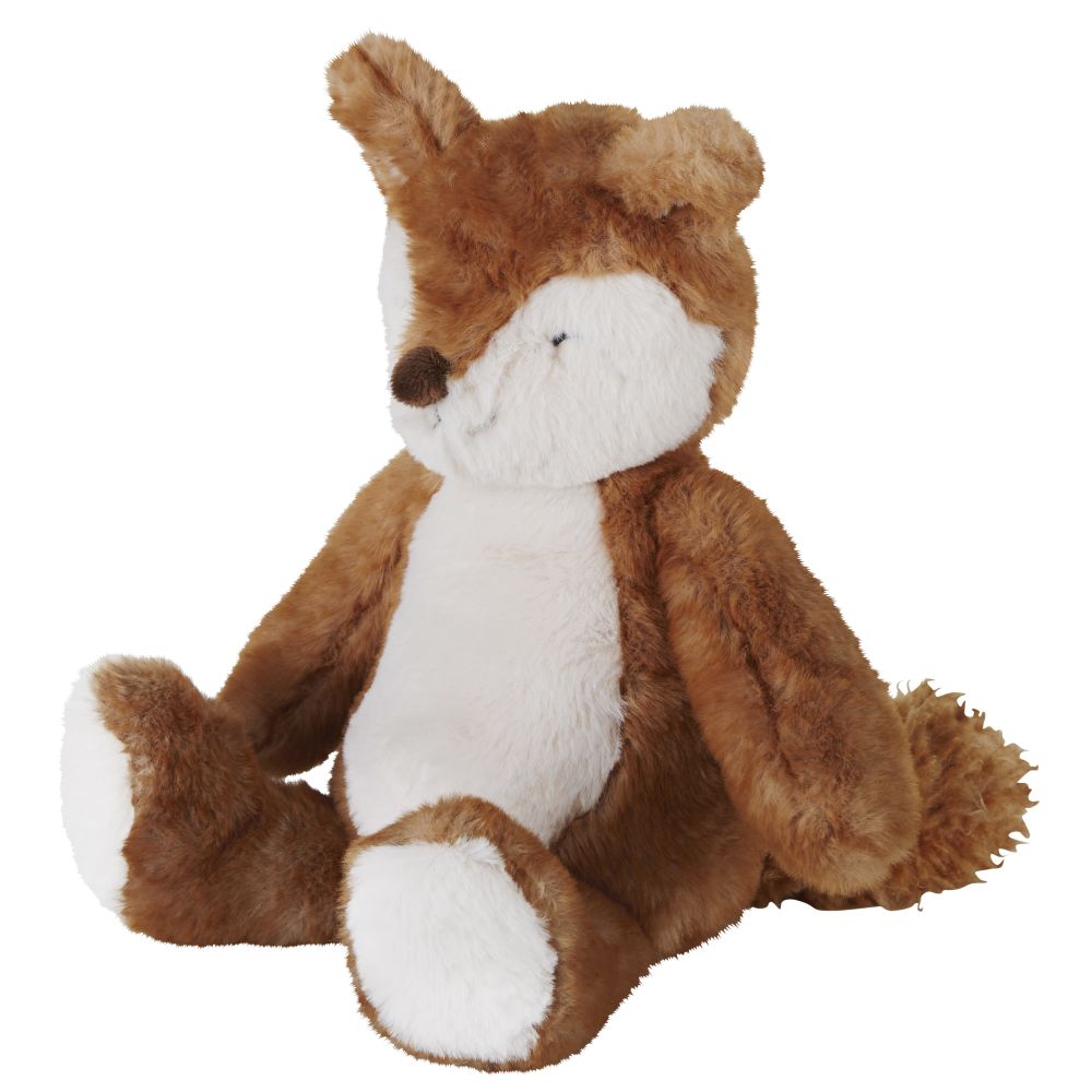 Peluche renard marron et beige Peluche renard marron et beige