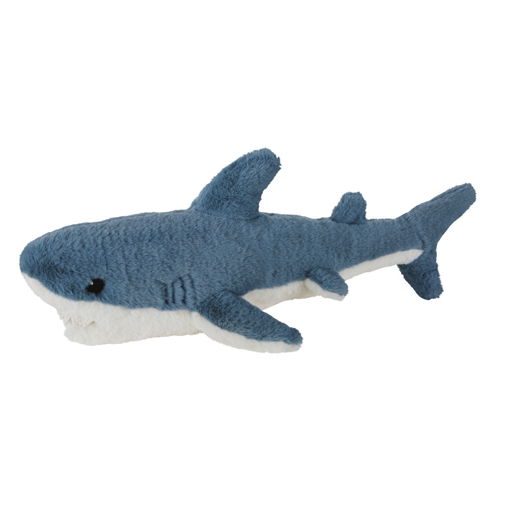 Peluche requin bleue et blanche Peluche requin bleue et blanche