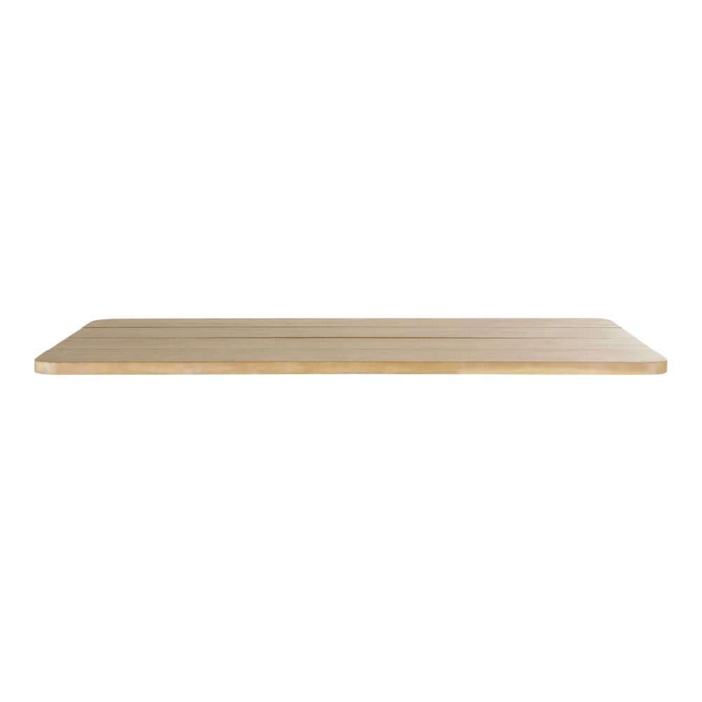 Piano per tavolo professionale rettangolare in acacia per 4 persone lung. 120 cm - Modello Contemporaneo - Beige - Legno - Maisons du Monde