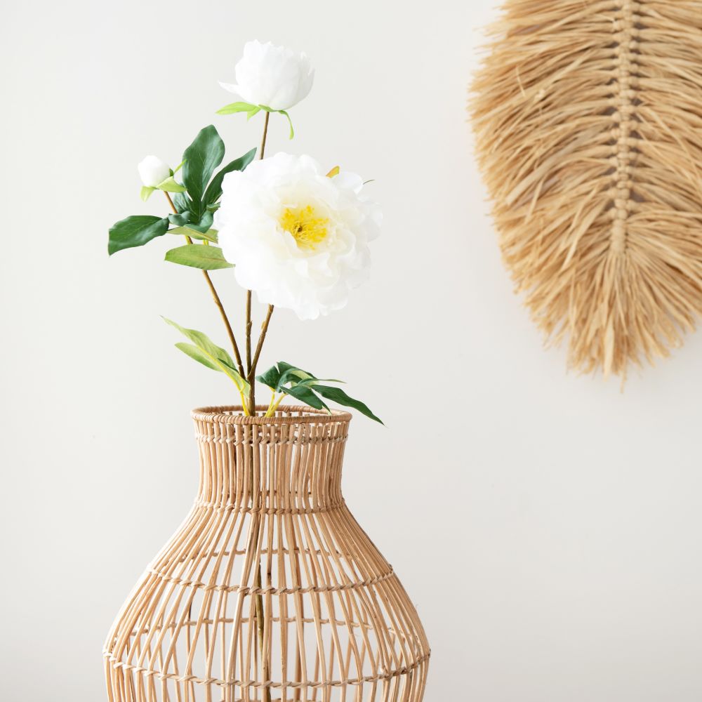 Pivoines artificielles blanches Pivoines artificielles blanches