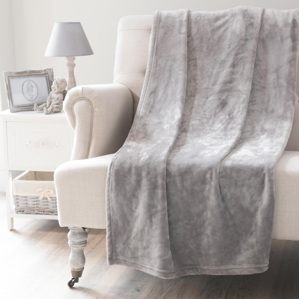 Plaid gris 150x230 Plaid gris 150x230
