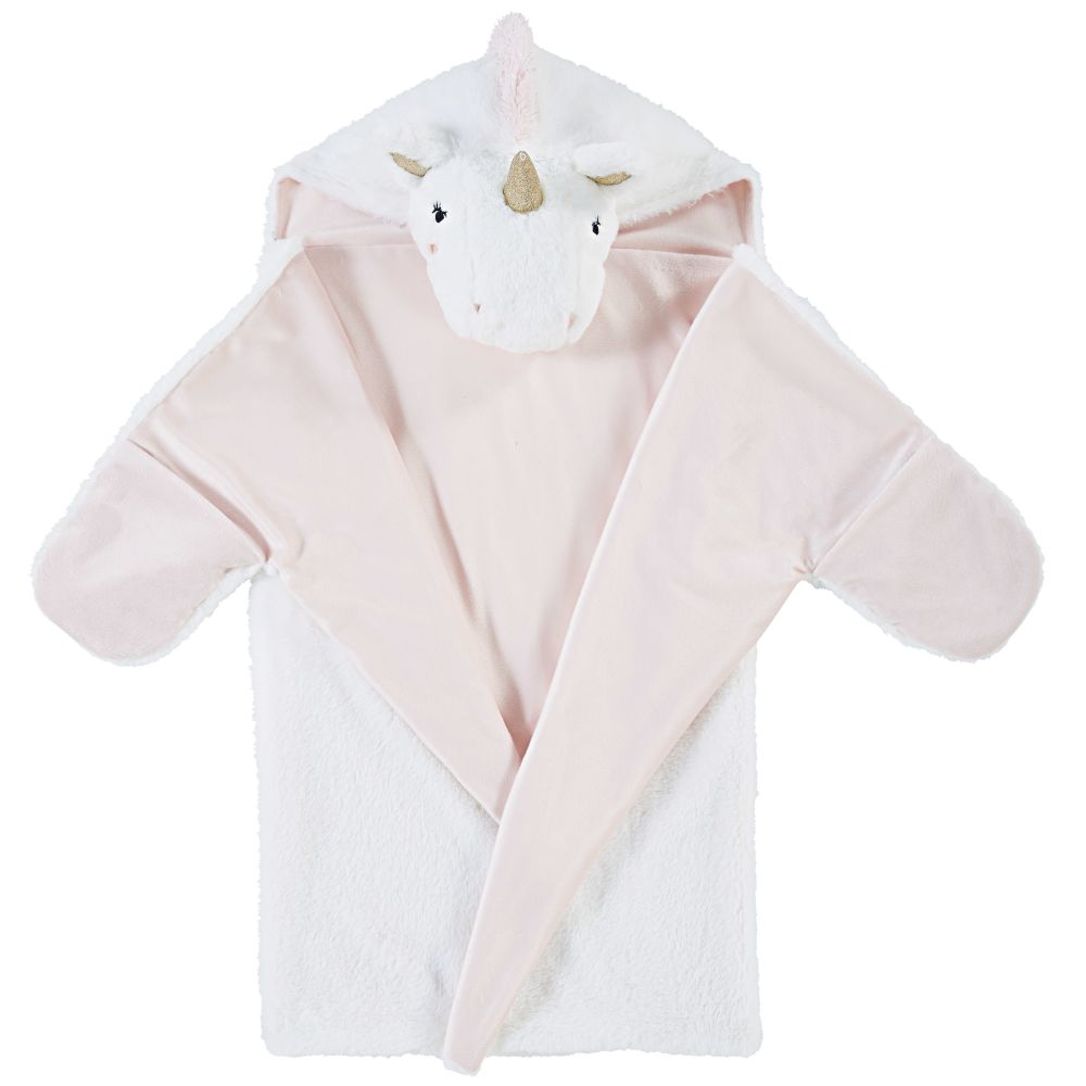 Plaid licorne rose et blanc 80x120 Plaid licorne rose et blanc 80x120