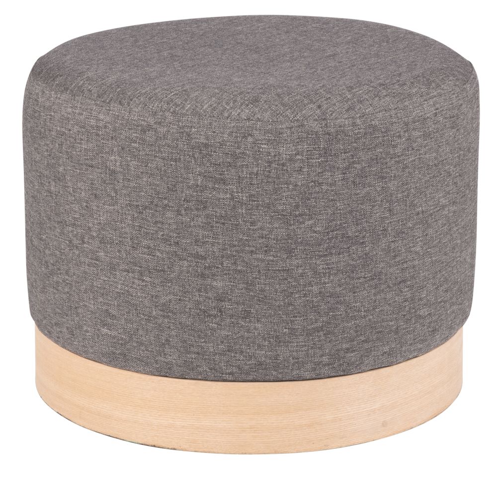 Pouf gris anthracite
