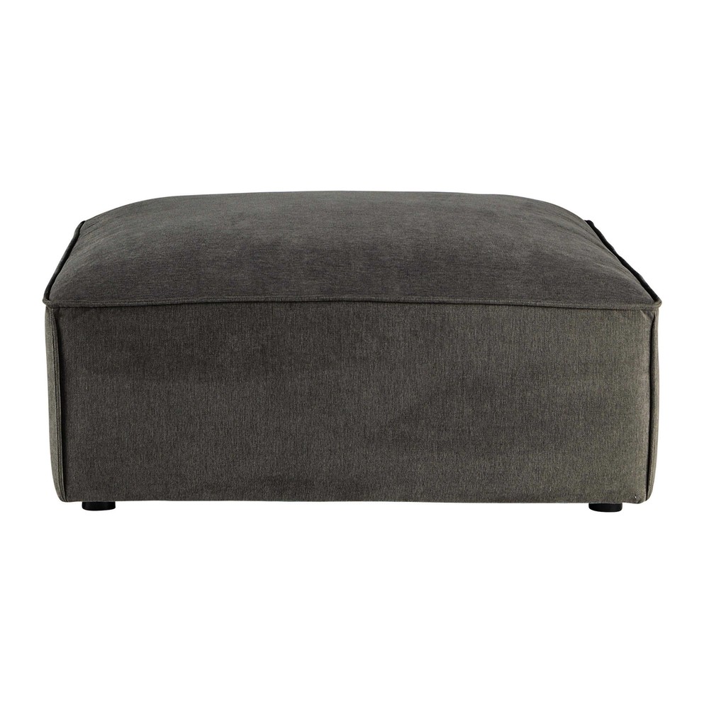 Pouf pour canapé modulable en tissu taupe grisé (photo) Pouf pour canapé modulable en tissu taupe grisé