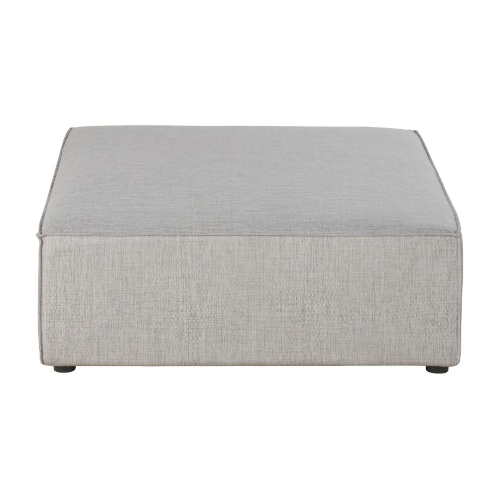 Pouf pour canapé modulable gris